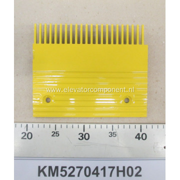 Yellow Aluminum Comb for KONE Escalators KM5270417H02